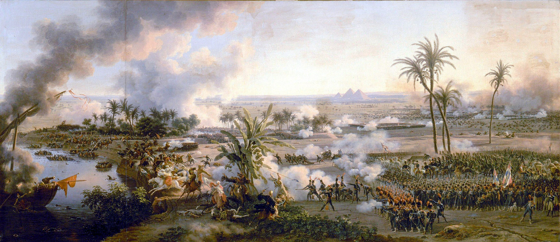 Louis François Baron Lejeune, The battle of the Pyramids